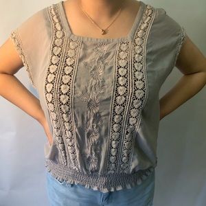 Daniel Rainn Sheer Blouse